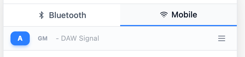 AirCheck A mode — DAW Signal passthrough