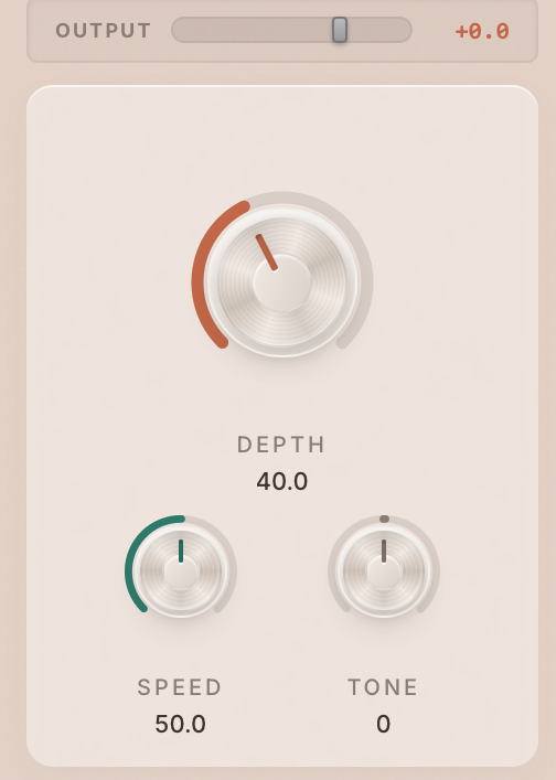 Kiyome UI — knobs